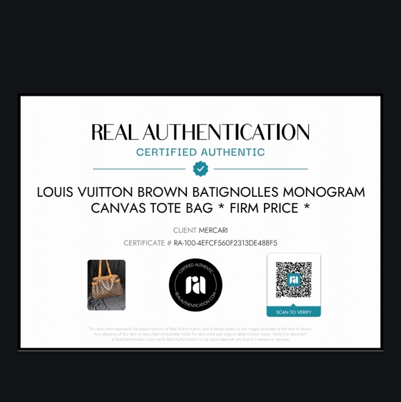 Louis Vuitton Brown Batignolles Monogram Canvas Tote Bag * firm price - Picture 12 of 12